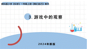 24新教科版一年級上冊科學(xué)2.3《游戲中的觀察》課件-(共8張PPT).pptx