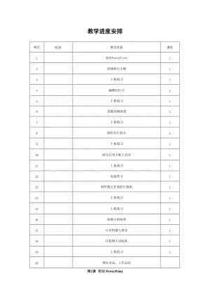 陜科版六年級下冊信息技術(shù)教案（全冊總19頁）.docx