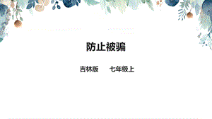吉林版七年級上冊《家鄉》第14課《防止被騙》課件.pptx