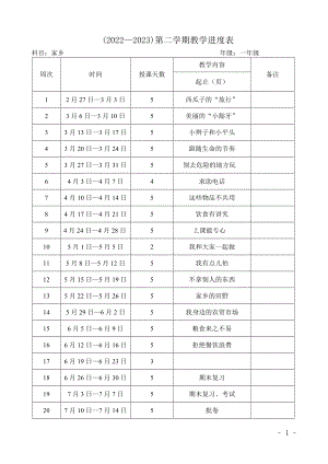 吉林省地方教材一年級下冊家鄉教案設計（全冊總34頁）.doc