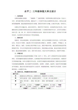 24.水平二體能小單元完整版有教案.docx