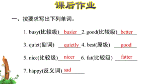 人教版六年級下冊英語形容詞、副詞專項 課件.pptx