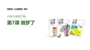 湘教版六年級下心理健康教育7《做夢了》課件.pptx