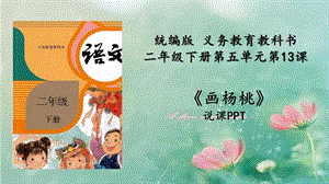 部編版小學語文二年級下冊《畫楊桃》說課課件.pptx