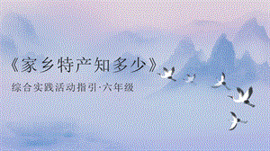 魯科版六上綜合實踐活動2.1家鄉特產知多少課件.pptx