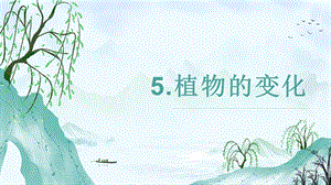 24新教科版一年級上冊科學1.5植物的變化課件.pptx