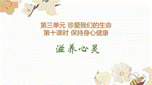 24秋新教材部編版七上道德與法治10.2 滋養心靈-課件.pptx