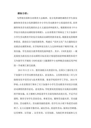 小學綜合實踐活動-風吹麥浪-游-課標分析.doc