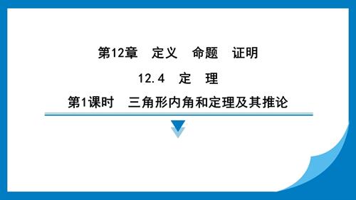 25春蘇科版七年級下冊數(shù)學12.4　定　理 習題課件.pptx