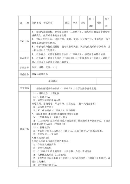 小學(xué)音樂(lè)教學(xué)設(shè)計(jì)-華夏樂(lè)章1.doc