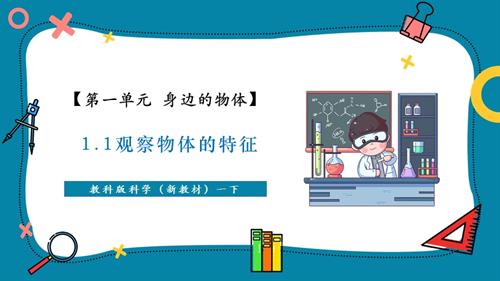 2025新-教科版一年級下冊科學1.1 觀察物體的特征（教學課件）.pptx