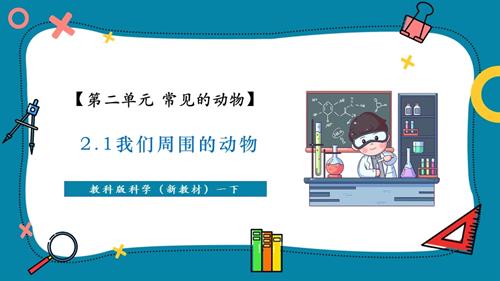 2025新-教科版一年級下冊科學2.1 我們周圍的動物（教學課件）.pptx