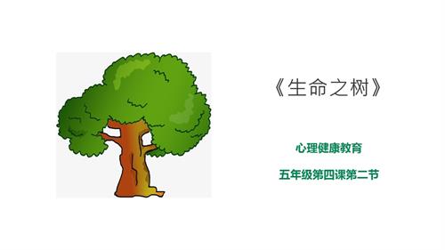 京教版五年級心理健康第四課 第二節 生命之樹 課件.pptx