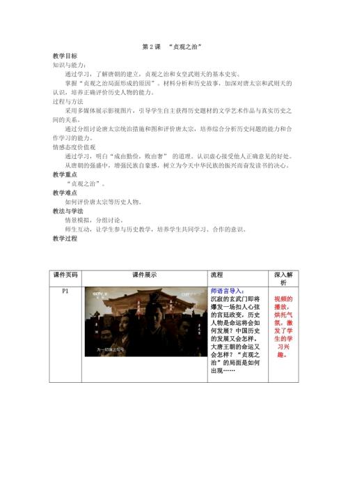 小學(xué)綜合實(shí)踐活動(dòng)公開(kāi)課：貞觀之治-胡-教案教學(xué)設(shè)計(jì)2516.doc