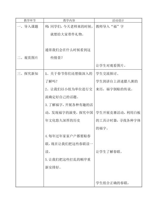 小學(xué)綜合實(shí)踐活動(dòng)公開(kāi)課：歡喜過(guò)大年-李-教案教學(xué)設(shè)計(jì)2608.doc
